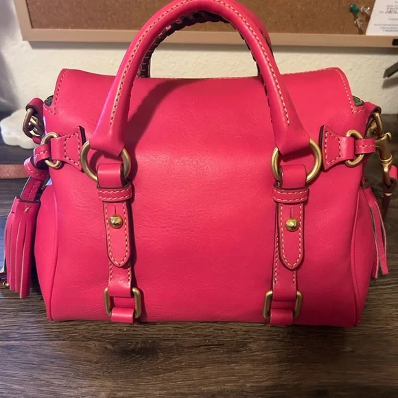 Dooney & Bourke Fuchsia Pink Florentine Satchel - Picture 2 of 16
